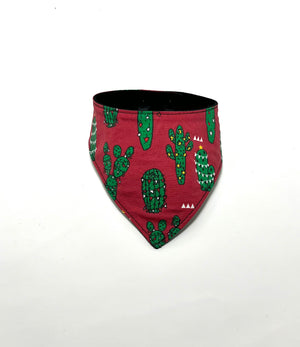 Foulard à motifs de cactus de Noël